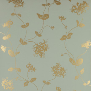 Colefax and Fowler - Summer Palace - Honeysuckle 7946/06 Aqua/Gold