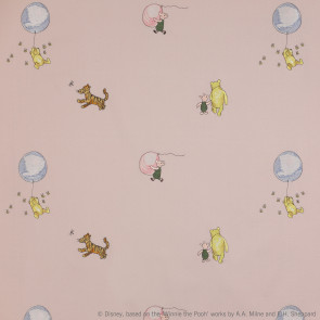 Jane Churchill - Winnie The Pooh Balloon Embroidery - J644F-03 Pink