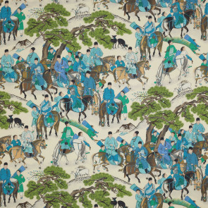 Manuel Canovas - Les Cavaliers Lin - Turquoise 4845/02